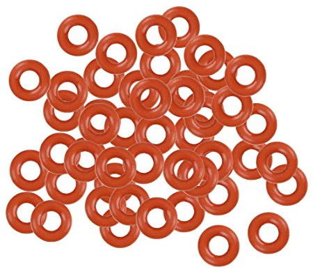 sourcing map 50 Stück O Ringe 5,5mmx2,5mmx1,5mm Dichtungsringe Rund Gummi Dichtung O Ring Seals Unterlegscheibe für Wasserhahn Spülventile Waschbecken Duschablauf Hydraulik Rohrschlauch
