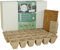 Lot de 120 pots de culture carrés sans tourbe et biodégradables - 100 % fibres de cellulose de coco avec du terreau de culture avec nutriments - Pour une culture durable - Plus besoin de piquer.