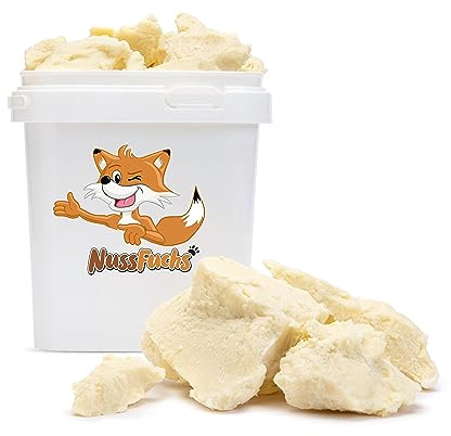 Sheabutter unraffiniert 500g im Eimer feuchtigkeitsspendend NussFuchs