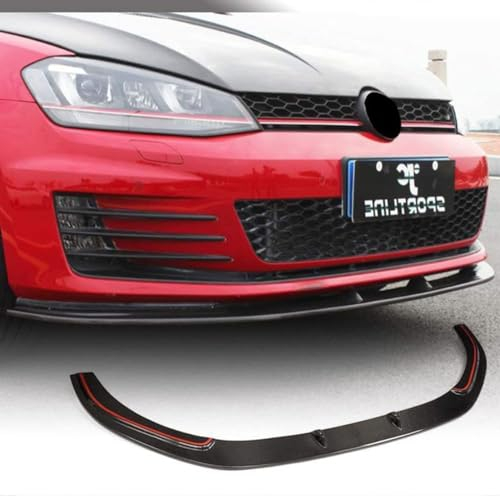 SXLGDW Auto Frontspoiler,kompatibel mit V-W Golf 7 GTI Hatchback 2-Door 4-Door 2014-2018,Frontstoßstange