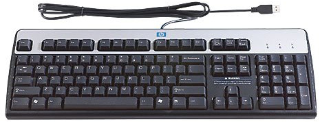 HP USB Standard Keyboard (USB, QWERTY, Wired, UL CSA FCC CE Mark TUV VCCI BSMI C-Tick MIC, 1.8 m, USB)