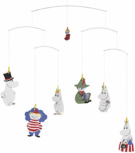 Flensted f432 Moomin 2009 Mobile, stål, flerfärgad, 55 x 50 cm