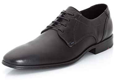 LLOYD Herren Schnürhalbschuhe Osmond, Männer Businessschuhe,Derby,Normalweit,schnürschuhe,schnürer,Businessschuhe,Derby,Man,SCHWARZ,46 EU / 11 UK