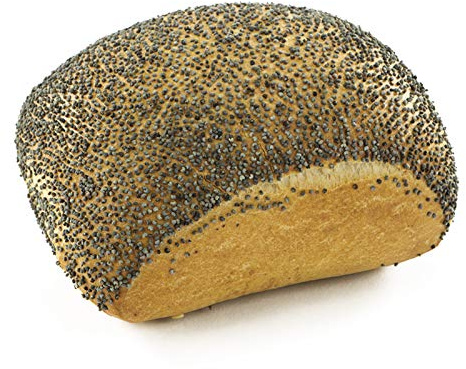 Vestakorn Handwerksbrötchen, 6x Mohnbrötchen - frisches Brötchen – mit feinem Blaumohn, 6 Stück, selbst aufbacken in 6 Minuten