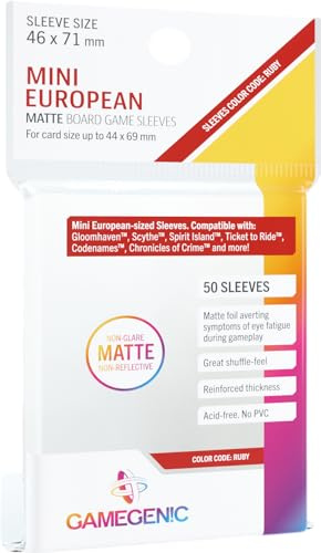 Gamegenic, Matte Mini European-Sized Sleeves, Zubehör