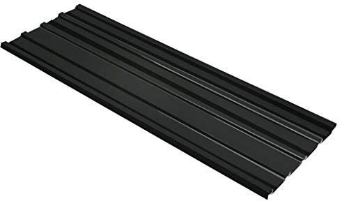 Tidyard 12 Stück Paneele Dachpaneele Metalldachplatten 129 x 45 cm (L x B) aus hochwertigem, verzinktem Stahl,Stärke:0,25 mm,Anthrazit