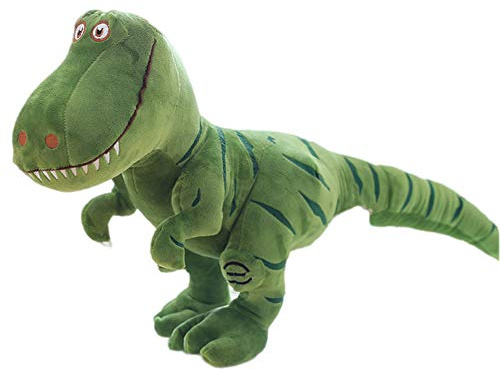 HDmirrorR Okssud Dinosaurier Plüschtiere, 40 cm Niedlichen Simulation Kuscheltier Tyrannosaurus Rex, Nette Cartoon Plüsch Dinosaurier Stofftier Spielzeug Geschenk für Baby, Kinder, Erwachsene (Grün)