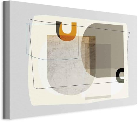 murando - Quadro Moderno Acustico per Soggiorno, Geometrico, 90x60 cm | Chiodi Inclusi, 1 Pezzo, Pannelli Fonoassorbenti Decorativi, Protegge da Rumori, Produzione Europea