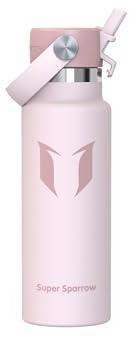 Sparrow Gourde Isotherme Enfant 350ml FlipFlow Bouteille Isotherme Paille