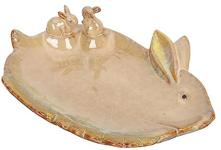JTBDWOSK Rabbit Succulent Flowerpot Outdoor Flowerpot Indoor Pots for Plants Statue Decor Ceramic Container Ceramic Planter Porcelain Plant Container Succulent Pot,Brown