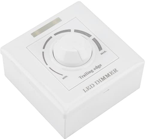 YWBL-WH Variateur de Lumière LED avec Télécommande IR, Variateur de luminosité Réglable 200 W pour éclairage de Divertissement Commercial à Domicile (220V)