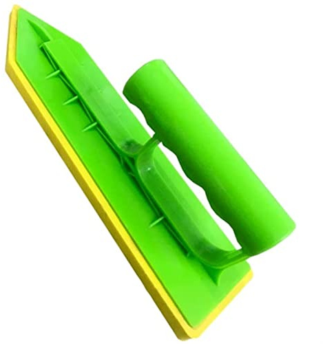 plastering trowel stainless steel trowel Pointing Trowel Tile Caulking Trowel Masonry Hand Builders Masons Sponge Trowel Wave Handle Plastering Bucket Length 22.9cm/9.02 Inches Finishing Trowel Shovel