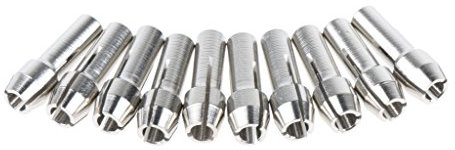 Mandrino per trapano in acciaio inox, 10 pezzi, 2,35 mm