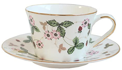 XFZJCHAP BBCBBZ Tazas y Platos de café de Porcelana Inglesa, Tazas de té de la Tarde, Tazas de cerámica, Tazas de Agua, Juegos de té