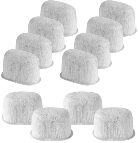 12pcs Water Filter Replacement for Keurig, Activated Carbon Charcoal Coffee Maker Filters Parts Replacement Compatible with Keurig Machines Accessories