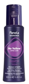Fanola No Yellow Purple Shampoo, Anti-Brass Hair Toner, Travel Size, 3.38oz
