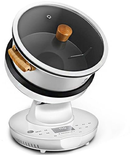 Automatic Cooking Machine, 2000W 8L Wok, One-Click Smart Start, 360° Rotation, Portable Cooker for Frying, Stewing, and Stir Frying, Ideal for Effortless Cooking