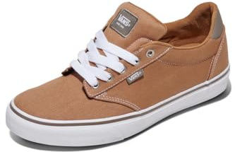 Vans Men's Atwood Deluxe Shoe | Low-Top Fashion Sneakers for Work, Walking & Casual Wear, T&L Chipmunk, 10.5