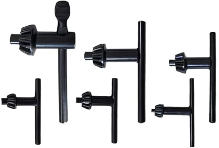 6 Pièces Clé Mandrin Universelle,de Perceuse Clés à Mandrin pour 4mm 6mm 10mm 13mm 16mm 20mm