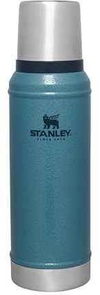 Stanley Classic Legendary Thermal Flask 0.94L - Keeps Hot Or Cold for 24 Hours - BPA-Free Insulated Bottle - Stainless Steel Coffee Flask - Leakproof - Dishwasher Safe - Hammertone Lake
