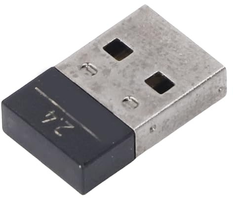 BONKZEBU Adaptador Receptor USB de Ratón de Alta Velocidad, Estabilidad Mejorada para Interruptor de Conexión Inalámbrica de 2,4 GHz, Señal de Dongle USB para Consolas de Juegos