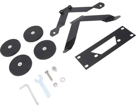Aolidsive Supporto da Auto per Mini Parabola, Materiale ABS, Forte Assorbimento, Design Salvaspazio e Supporto per Antenna Portatile per Auto, Barche