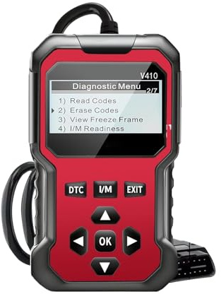 Automotive Diagnostic Tool - Engine Fault Code Reader, OBD Scanner | Multilingual Vehicle Error Detection Device With Real Time Data Display, Engine Troubleshooting Tool For Cars Trucks SUVs Maintenan