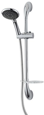 Triton Showers Riser Rail | Shower Slider Rail| Shower Pole Holder | Deluxe | Chrome | Easy to Fit Shower Rail
