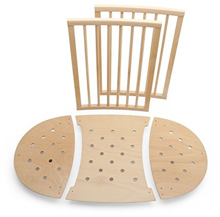 Stokke Sleepi Umbausatz, Natural – Zum Umbau des Sleepi Mini in das Sleepi Bett – Für Kinder bis zu 3 Jahren – Matratze separat erhältlich – Verlängert das Bett auf 127 cm