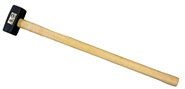 RUTHE 3030030119 - Mallo DIN 6475 con mango de madera de fresno (3000 g)