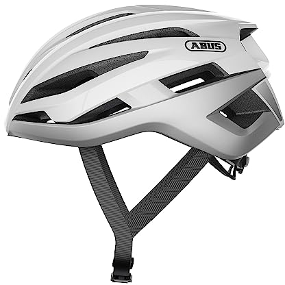 ABUS Unisex Fahrradhelm, Weiß (Polar White), S (51-55 cm)