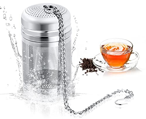 Vicloon Teeei Edelstahl Teefilter Tasse Teesieb Fein Tee Ei Sieb Siebkugel Fuer Kanne - Tea Filt Kugel Gewürzsieb Gewurzkugel Dauerfilt Siebeinsatz Teefilterhalt Teehalter Gewürzei für Teekannen