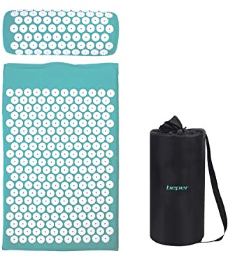 BEPER C301ACC001 Esterilla para Acupresión - Esterilla para Acupresión con una Cómoda Bolsa de Transporte