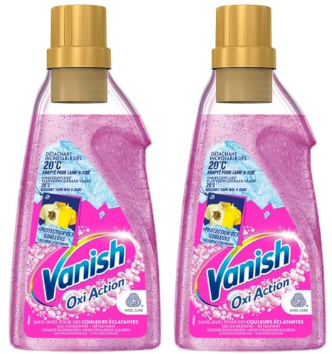 Vanish Set med 2 x 750 ml Oxi fläckborttagningsgel före tvätt