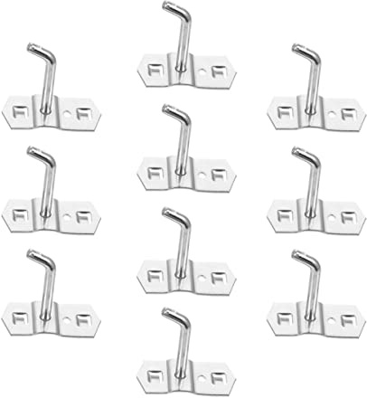 Hemobllo 10pcs Pegboard Hook Pegboard Pegs Perforated Wall Hook for Tool Wall Organiser Display Rack and Peg Boards for