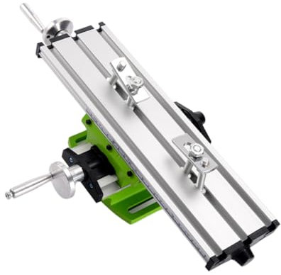 TEHAUX Supporto Per Trapano Manuale Con Base Ghisa Mini Stand Per Trapano Da Banco Accessorio Per Casa Verde e Argento