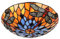 Tiffany Deckenleuchte Vintage Deckenlampe 30/40cm Libellen-Stil Retro E27 Kreativ Bar Wohnzimmer Schlafzimmer Esszimmer Studie Deckenbeleuchtung Gute Mit Runde Bunt Glas Innenbeleuchtung (S（30cm）)