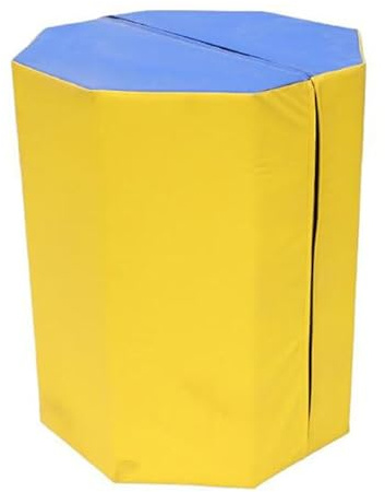 HYLMF Gymnastics Octagon Skill Shape Tumbling Mat/Octagon Tumbler Skill Shape Trainer/Somersault Backbend Trainer For Kids Balance Fitness(Size:50x50x60cm)