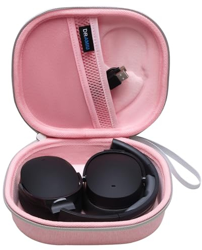 Hard Case Compatible with Skullcandy Crusher/ANC 2/540 Active, Crusher Evo, Hesh ANC, Hesh Evo, Riff 2, Riff Over-Ear Wireless Bluetooth Headphones Pink DR·AMIU