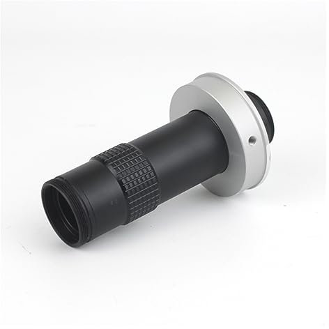QZCX Mikroskop-Kameraobjektiv Einstellbare Vergrößerung, 130-facher Zoom, C-Mount-Objektiv, Arbeitsabstand 10–100 cm. Industrie-Videomikroskop-Kamera,Einstellbare Vergrößerung(32mm)