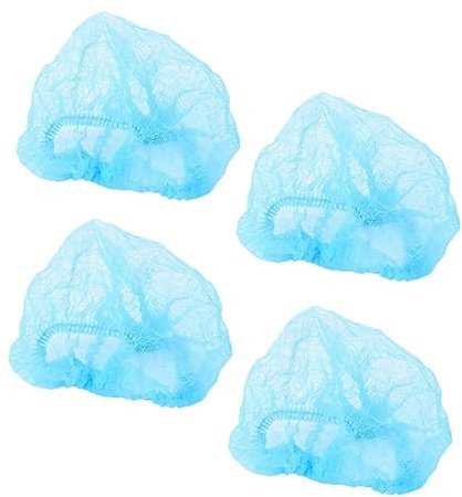 iplusmile 20St Vlieskappen Blaues Haarnetz Haarnetze Food-Service medizinische Kopfbedeckung Haarnetz für den Gastronomiebereich elastische Staubkappe medizinische Haarkappen Blue