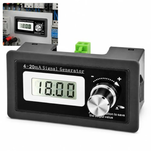 Ouitble Générateur de Signaux 4-20 mA Courant de Signal de Test du Transducteur LCD Générateur de Source de Signal Numérique 15-30V