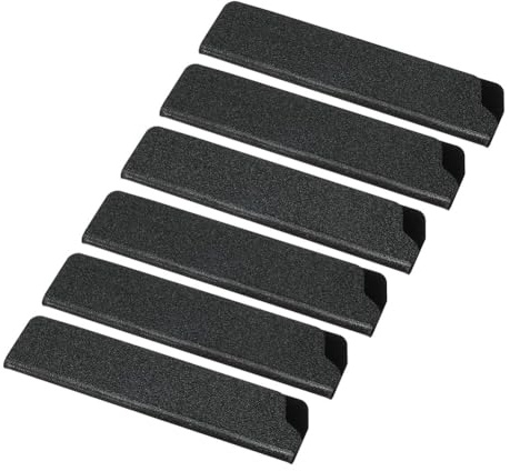 Koolenry Abs-Messerschutzhüllen für 5-Santokumesser, 6Er-Pack Messerschutz, Klingenschutz, Universelle Messerscheide für die Küche zu Hause