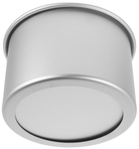 AUTSUPPL Molde Tarta Desmontable Redondo de Aleación de Aluminio Plata