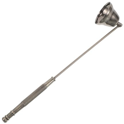 TOYANDONA Estintore per Spegnere la Fiamma per Acciaio Inossidabile Manico Candele Design Elegante e Vintage in Cene Romantiche e Decorazioni Casa
