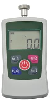 Dinamómetro De Mano Con Medidor De Fuerza De Tracción Y Pantalla LCD Grande For La Enseñanza De Física Mecánica En Laboratorios Escolares. Varias pruebas(500N)