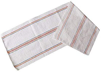 Ramon Hygiene 5 Extra Long Oven Cloths, 35 x 100 cm, Protects Hands When Removing Hot Items, Heat Resistant, White
