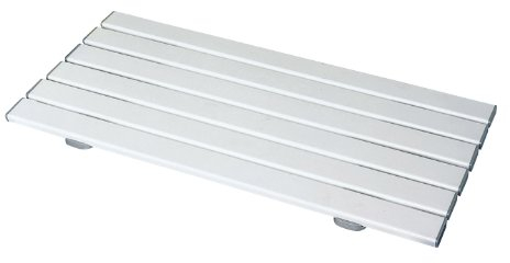 Planche de bain grande largeur Savanah Homecraft, en plastique renforcé, conception à lattes pour un écoulement rapide, supports de fixation arrondis, siège de bain, banc de bain, 71cm