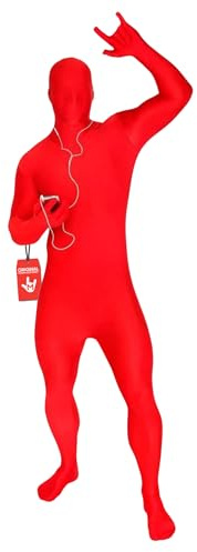 Morph Rot Zentai Suit, Zentai Rot, Ganzkörperanzug Fasching Herren, Ganzkörperanzug Damen Fasching, Ganzkörper Kostüm Männer, Ganzkörperkostüm Erwachsene L