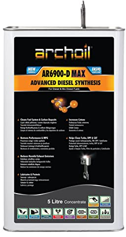 Archoil AR6900-D MAX Advanced Diesel Additive Concentrate- 5 Litres | Super Diesel Fuel Converter - Cetane Booster, Injector Cleaner, DPF & EGR Treatment - Treats 5,000 Litres of Fuel